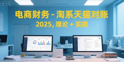 电商财务-淘系天猫对账2025，理论+实操-娱乐网赚