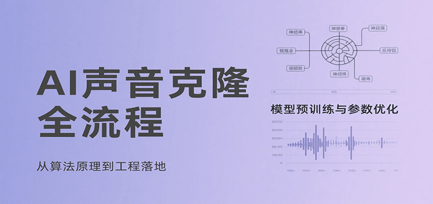 AI声音克隆全流程，基础概念到实战应用，3秒极速声音复刻、模型预训练、云端部署等-娱乐网赚