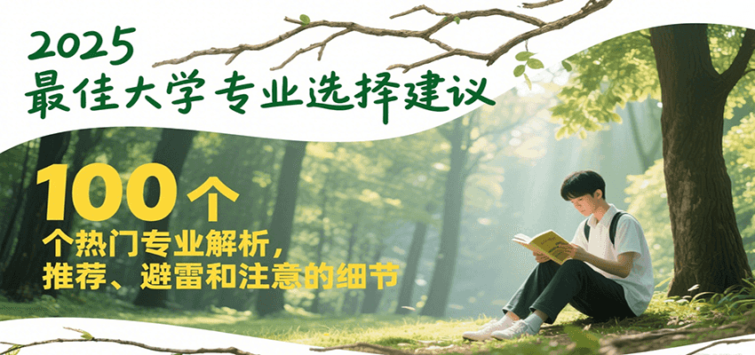 2025最佳大学专业选择建议，100个热门专业解析，推荐、避雷和注意的细节-娱乐网赚