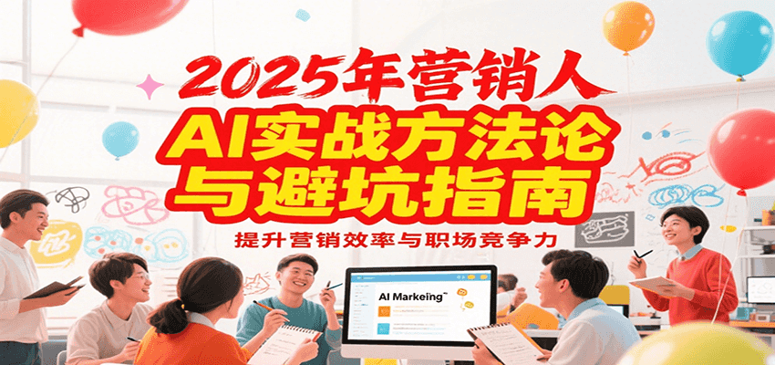 2025年营销实战方法论与避坑指南，利用AI提升营销效率与职场竞争力-娱乐网赚