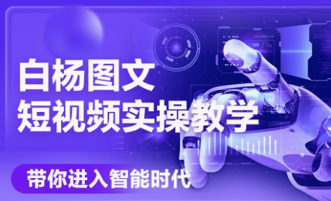 白杨老师·Ai图文短视频实操课(更新6月)-娱乐网赚