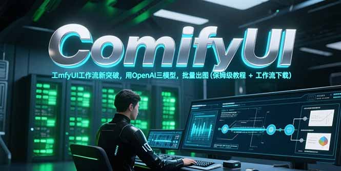 ComfyUI工作流新突破，用OpenAI三模型，批量出图(保姆级教程+工作流下载-娱乐网赚
