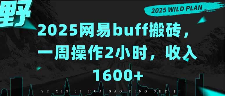 2025网易buff搬砖，一周操作2小时，收入1600+-娱乐网赚