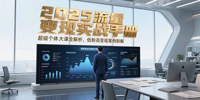 2025流量变现实战手册，超级个体大课全解析，低粉高变现案例拆解-娱乐网赚
