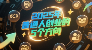 付费文章：2025年普通人创业的5个方向-娱乐网赚