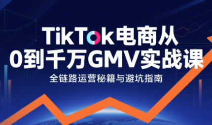 三千老师·TikTok电商从0到千万GMV实战课-娱乐网赚