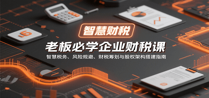 老板必学企业财税课：智慧税务、风险规避、财税筹划与股权架构搭建指南-娱乐网赚